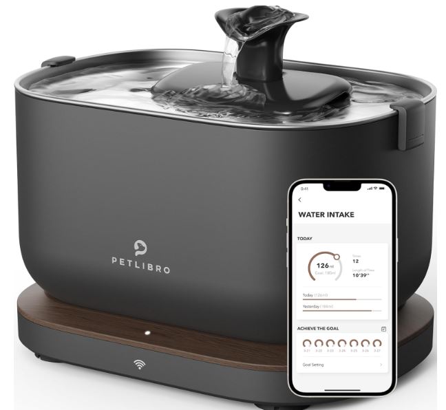 Fontaine à eau connectée pour chats PETLIBRO Dockstream Android/iOS
