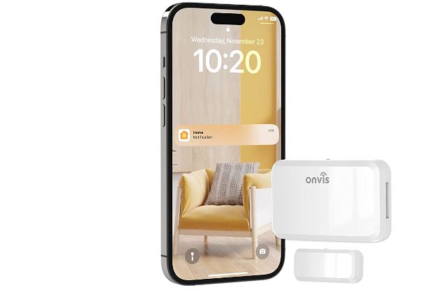 Capteur de contact pour porte/fenêtre compatible Thread d’Onvis pour HomePod Mini et Apple TV