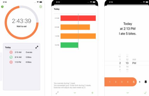 Applications iPhone de régime à 4 bouchées pour perdre du poids