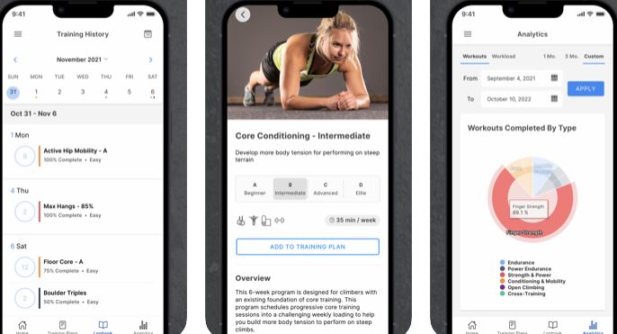 6 applications iPhone pour l’entraînement au hangboard