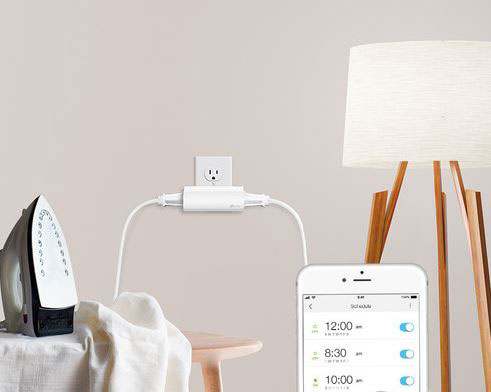 Prise intelligente WiFi à 2 prises [compatible Cortana/Alexa/Assistant Google]