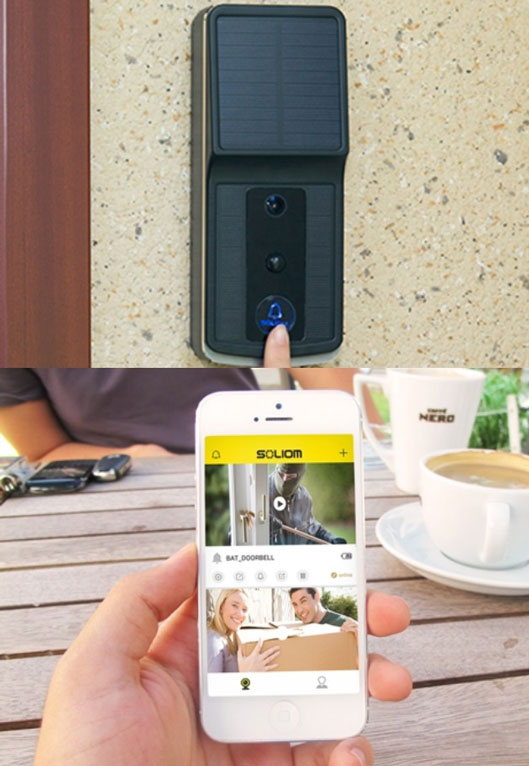 Interphone vidéo solaire Soliom