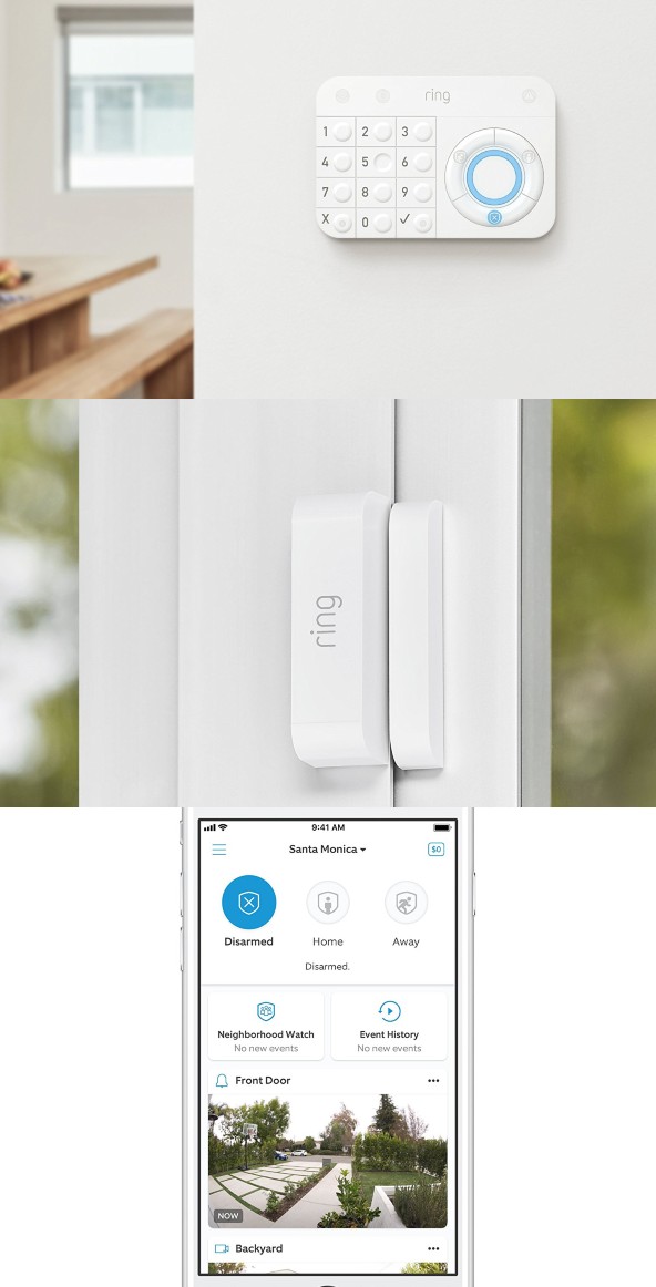 Kit de sécurité domicile Ring Alarm avec détection de mouvement
