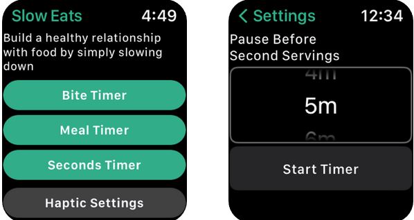 3 applications iPhone pour manger lentement qui aident à perdre du poids