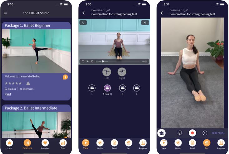 7 applications iPhone de travail de ballet
