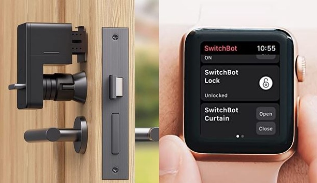 Serrure de porte SwitchBot Lock compatible Apple Watch
