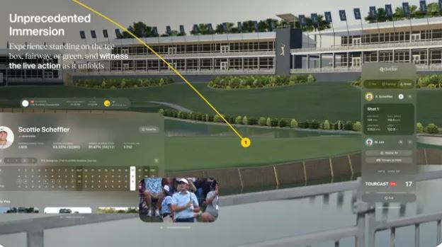 2 superbes applications de golf spatial pour Vision Pro
