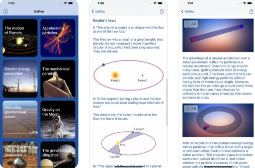 5 applications éducatives de réalité augmentée pour l’apprentissage de la physique sur iPhone