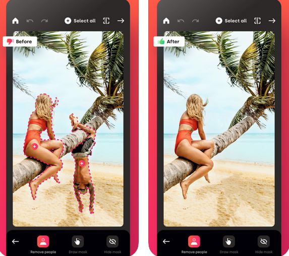 6 applications iPhone pour supprimer les objets indésirables de vos photos
