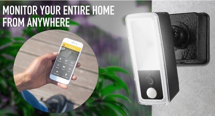 Appareil photo intelligente Smart Light avec vidéo 1080p et détection de mouvement