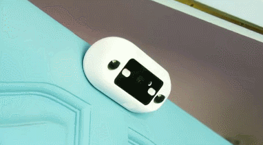 Caméra de sécurité DoorCam 2 à fixer au-dessus de la porte avec contrôle Alexa