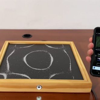 2 plaques de Chladni compatibles iPhone