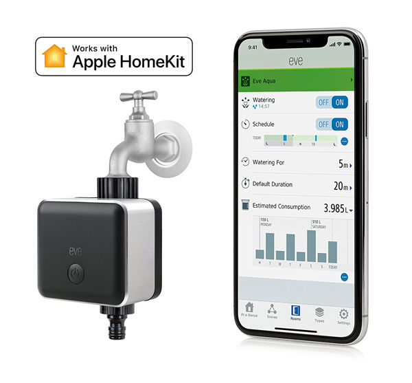Contrôleur d’eau intelligent compatible HomeKit