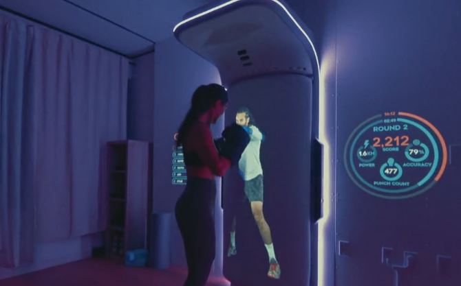 Entraîneur de boxe interactif alimenté par l’IA GROWL avec rétroaction en temps réel