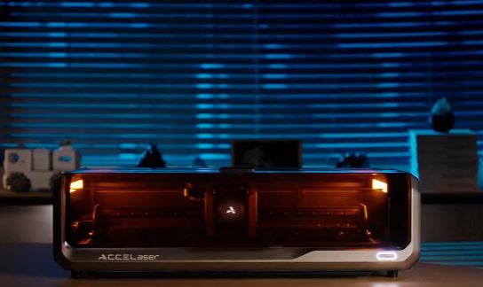 Graveur/coupeur laser double ACCELaser HD1 avec vitesse maximale de 4000mm/s