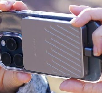 Disque SSD HACRAY MagDrive 1 To/512 Go pour iPhone, idéal pour les vidéos Apple ProRes