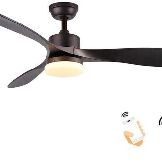Ventilateur de plafond Alexa 52″ avec lumière Lcaoful