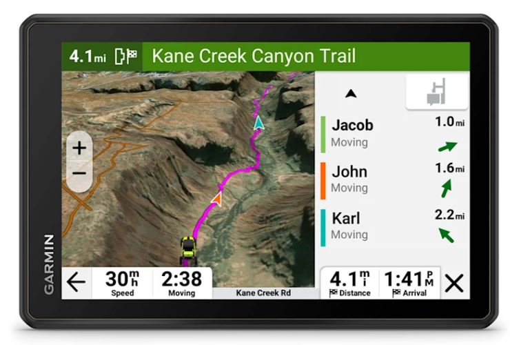 Naviguateur GPS intelligent ATV Garmin Tread 2 SxS Edition avec synchronisation d’applications