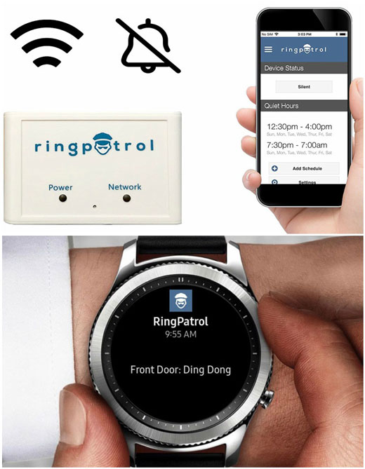RingPatrol Silencieux de sonnette intelligente