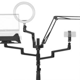 Support de livestreaming VIVO multi-montage avec porte-smartphone