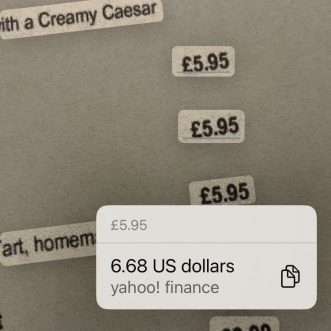 Comment convertir des devises avec Live Text sur iPhone