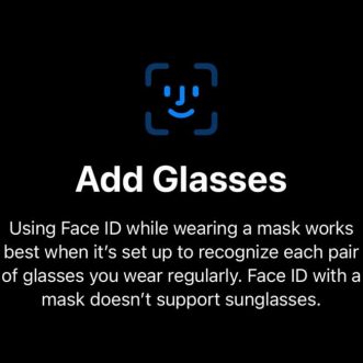Puis-je utiliser Face ID avec des lunettes ou des lunettes de soleil ?
