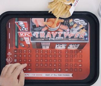 Clavier de smartphone pour les repas