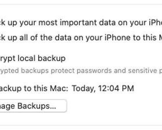 Comment modifier le répertoire de sauvegarde de l’iPhone sur Mac