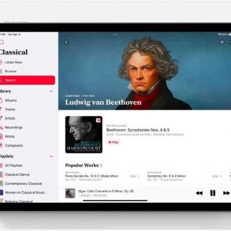 Apple Music Classical désormais disponible sur iPad