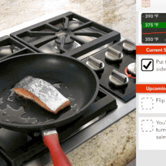 Poêle intelligente avec guidage en temps réel