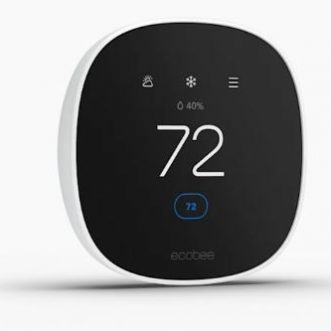 Thermostat intelligent ecobee Essential avec prise en charge de Siri et Alexa