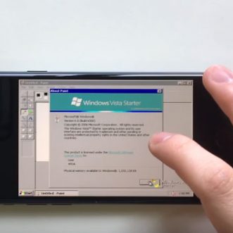 Exécuter Windows Vista sur iPhone 7