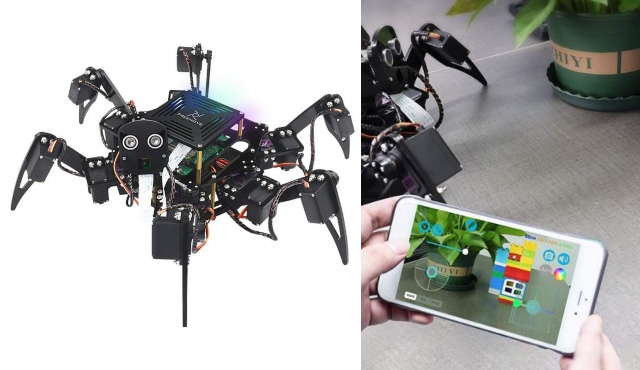 6 robots hexapodes intelligents contrôlés par iPhone