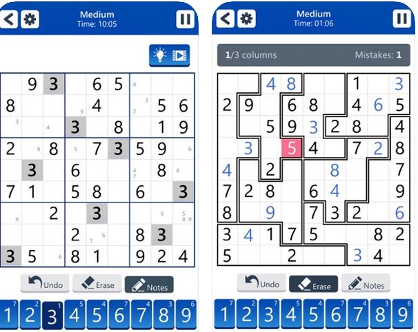 10 applications Sudoku pour iPhone incroyables