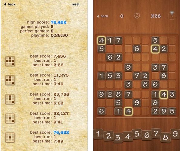 10 applications Sudoku pour iPhone incroyables