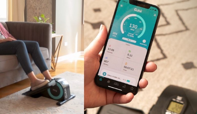 Tapis de course elliptique sous-bureau Cubii JR2+ compatible iPhone