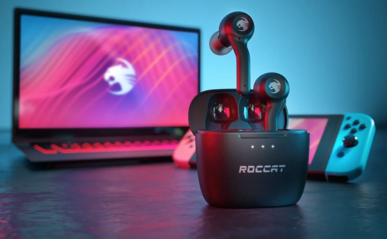 Écouteurs intra-auriculaires ROCCAT Syn Buds Air pour les joueurs mobiles ROCCAT Syn Buds