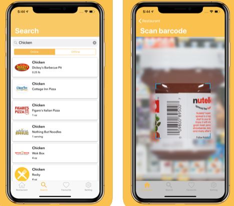 5 applications iPhone de nutrition pour les restaurants