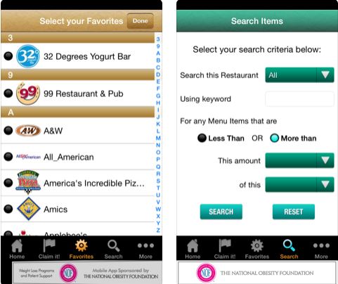 5 applications iPhone de nutrition pour les restaurants