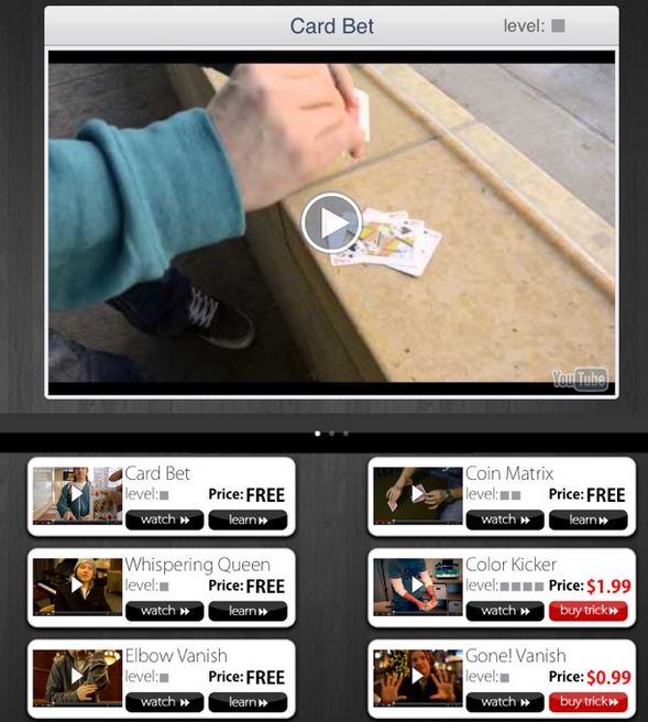 5 applications iPhone de tour de magie astucieux