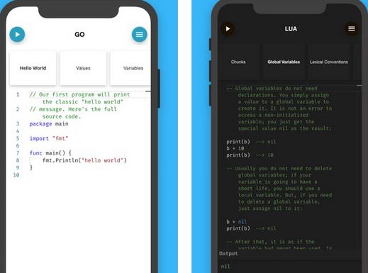 4 applications iPhone pour la programmation Go