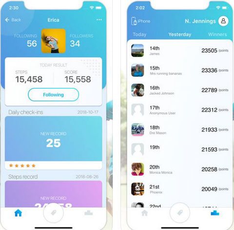 7 applications iPhone qui vous paient pour rester en forme