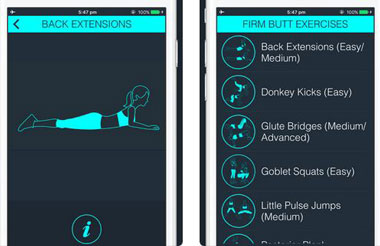 6 Applications iPhone pour un Entrainement des Fessiers pour un Fondement Parfait