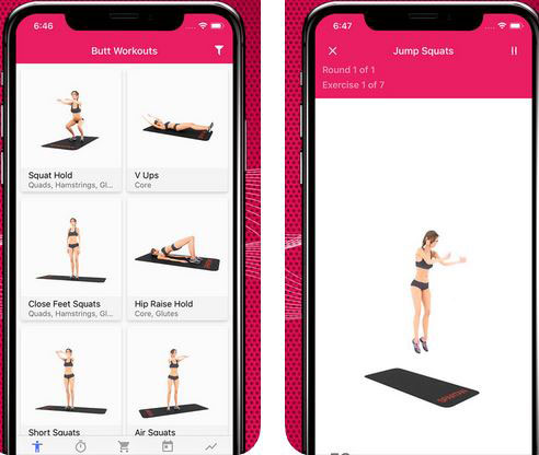 6 Applications iPhone pour un Entrainement des Fessiers pour un Fondement Parfait