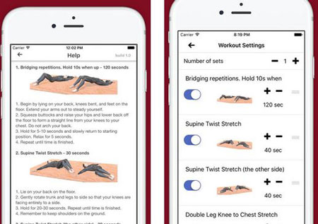 7 applications d’exercices de dos pour iPhone et iPad