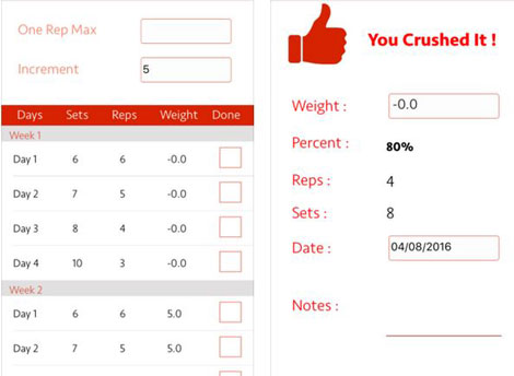 4 applications iPhone et iPad pour les squats Smolov