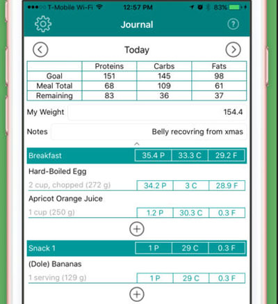 5 applications de suivi des macro-nutriments pour iPhone