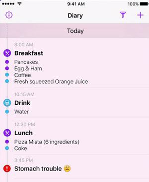 4 applications iPhone pour suivre les symptômes liés à l’alimentation