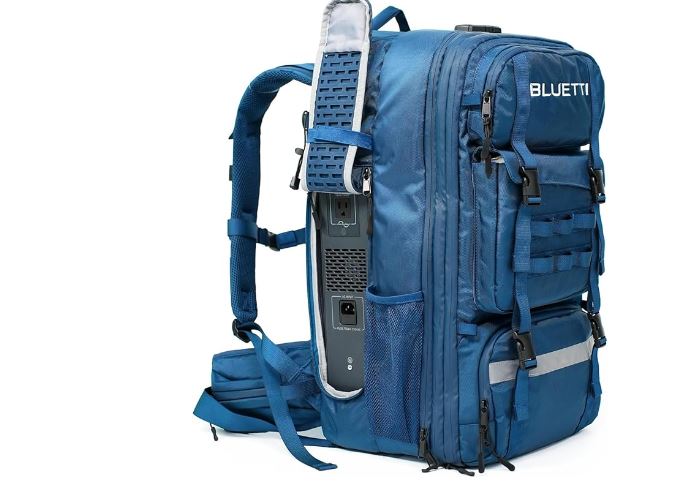 Station d’alimentation solaire portable BLUETTI Handsfree 2 – sac à dos