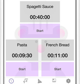 6 applications de minuteur de cuisine pour iPhone et iPad